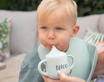 Personalized Baby Sippy Cup: JBØRN Silicone Trainer Cup