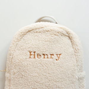 Sac à dos en peluche pour enfants | Sac à dos personnalisé pour tout-petit | Sac pour chambre d'enfant | Sac à dos fille et garçon | Brodé