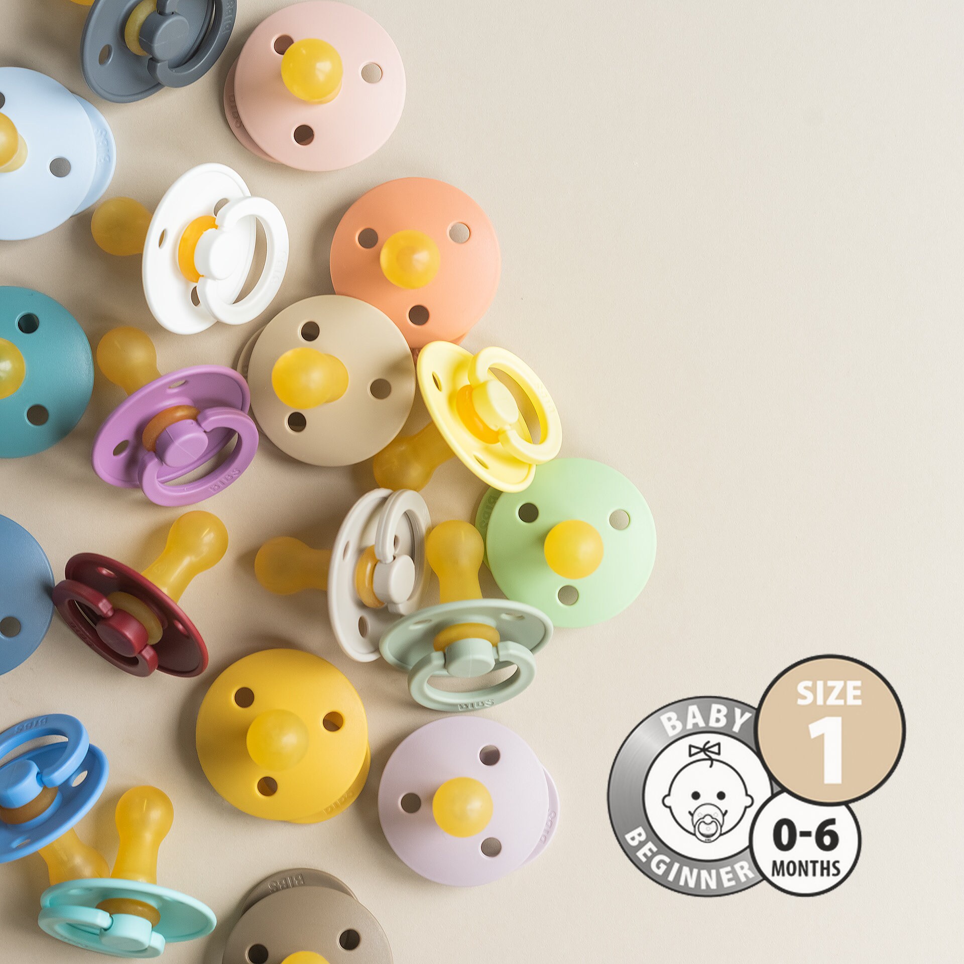 BIBS Dummies Size 1 Pack of 2 Size 1 06 Months Danish Etsy