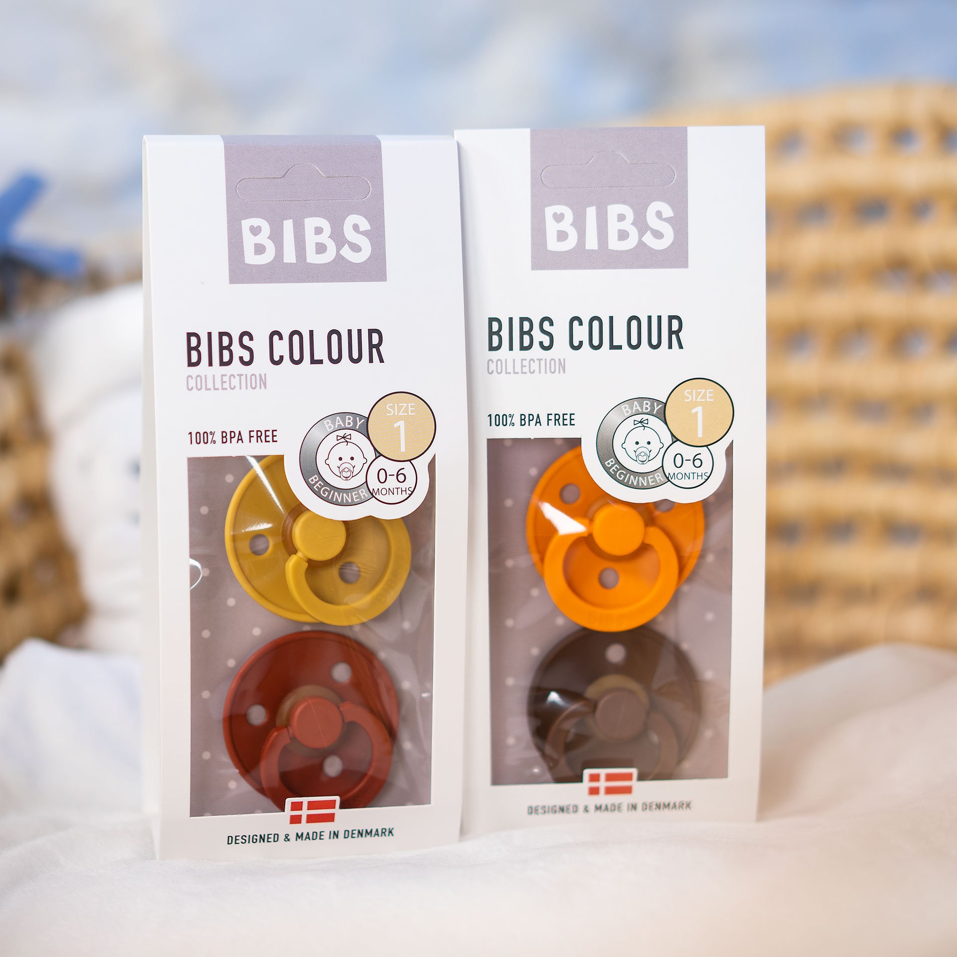 BIBS Dummy Pack of 2 Danish BIBS Pacifier Size 1 06m Etsy UK