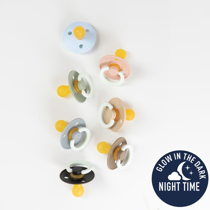 BIBS Pacifier Size 2 618 Months Danish Dummy Cherry Etsy