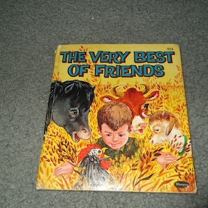 1963 Whitman Tell-A-Tale-Book The Very Best of Friends