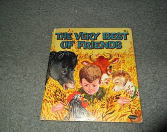 1963 Whitman Tell-A-Tale-Book The Very Best of Friends