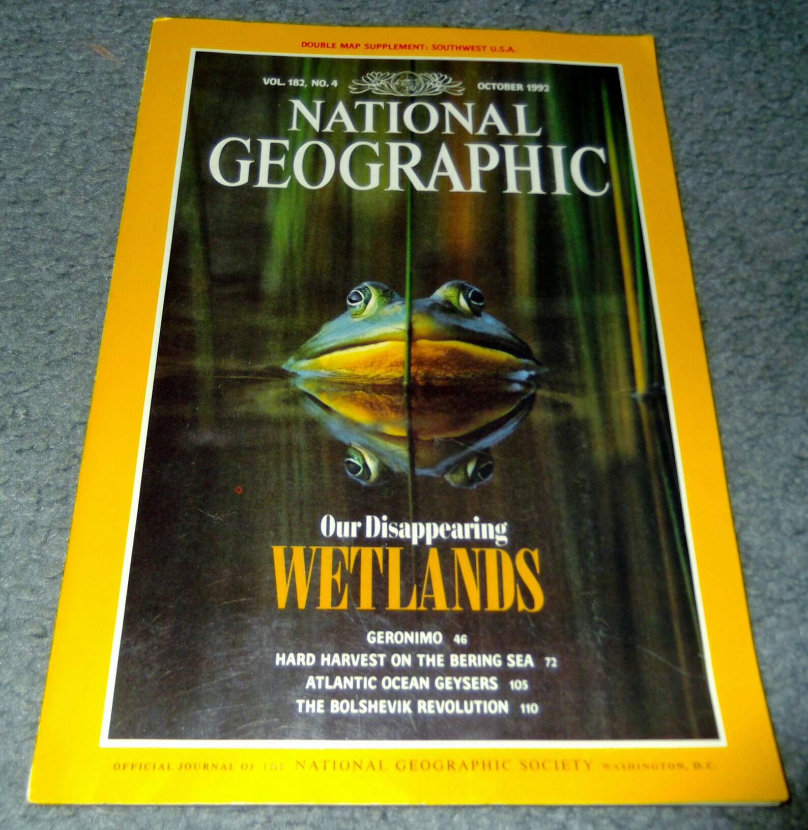 Vintage National Geographic Vol. 182 No. 4 October 1992 Our Etsy