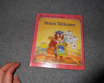 1985 Golden Tell-A-Tale-Book Peter's Welcome