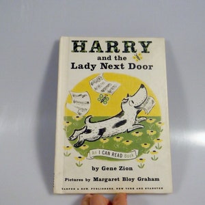 Jahrgang 1960 Harrry und die Lady von nebenan Ich kann das Hardcover-Buch für Kinder lesen b Gene Zion Illustriert von Margaret Bloy Graham Home School