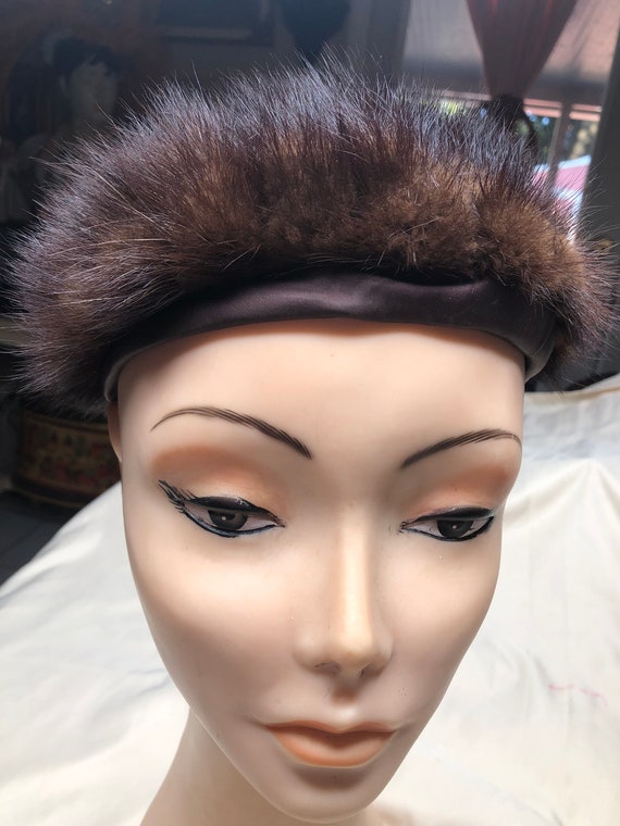 Vintage Brentshire sable mink women’s hat - image 3