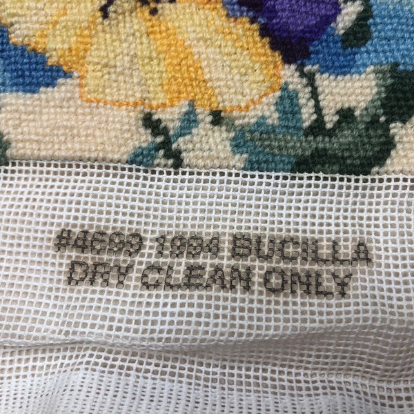 Vintage Needlepoint Pillows Etsy