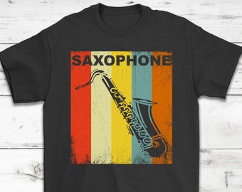 Saxophone t shirt | Etsy