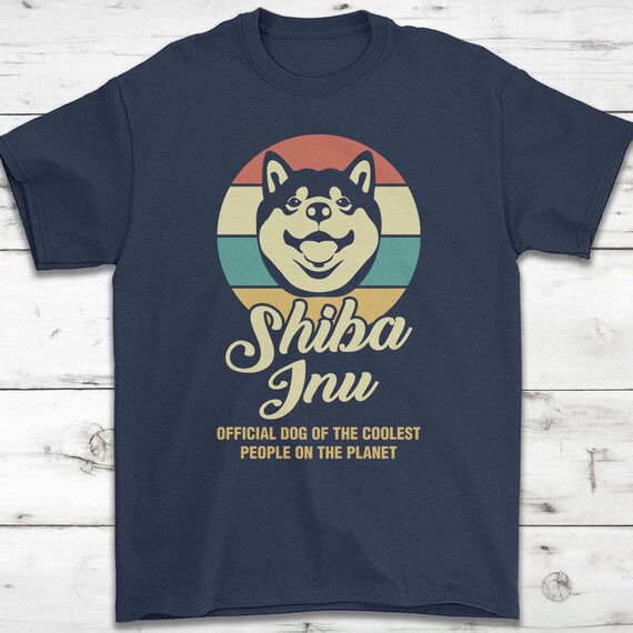 Sale Funny Shiba Inu Dog Vintage Retro T Shirt Gift Official Dog Of The Coolest People On The Planet Dog Lover Tee Funny Dog Tee