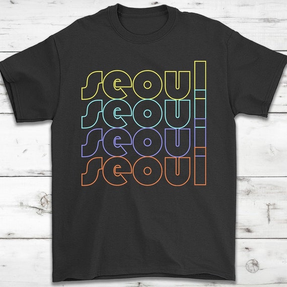neon seoul shirt