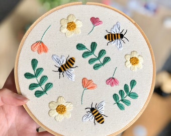 Flowers + Bees Express Pattern