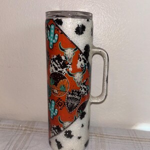 Cow Print Tumbler