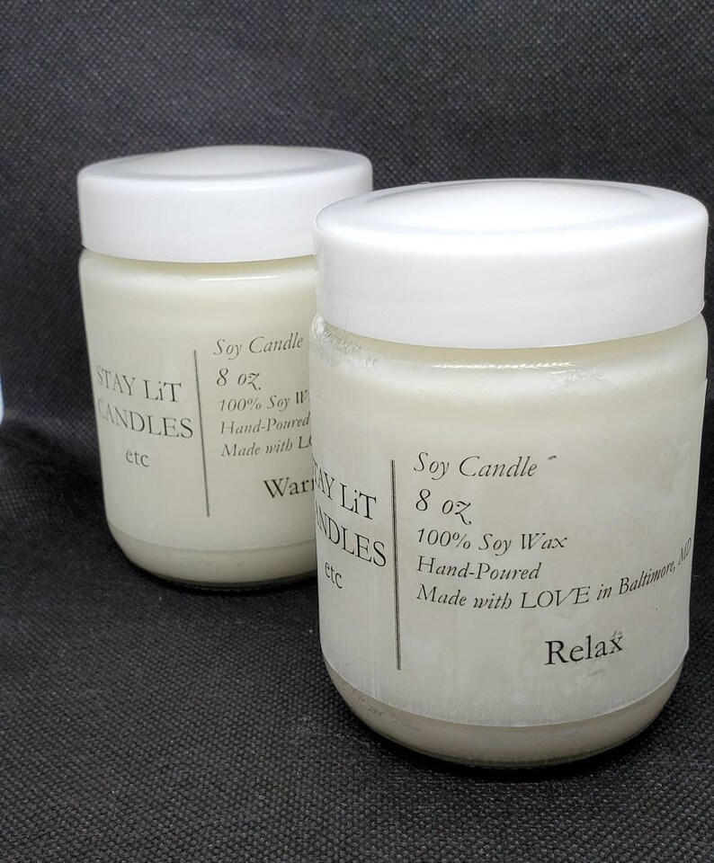 Hand Poured Choose Your Scent 8oz Soy Candle