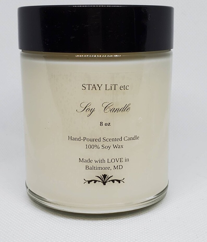 Hand Poured Choose Your Scent 8oz Soy Candle