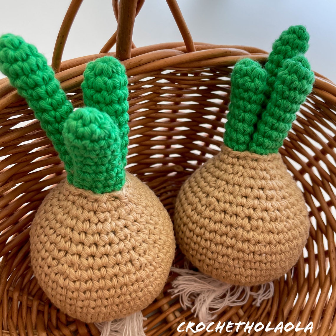 Onion crochet food crochet toy crochet onion pretend Etsy