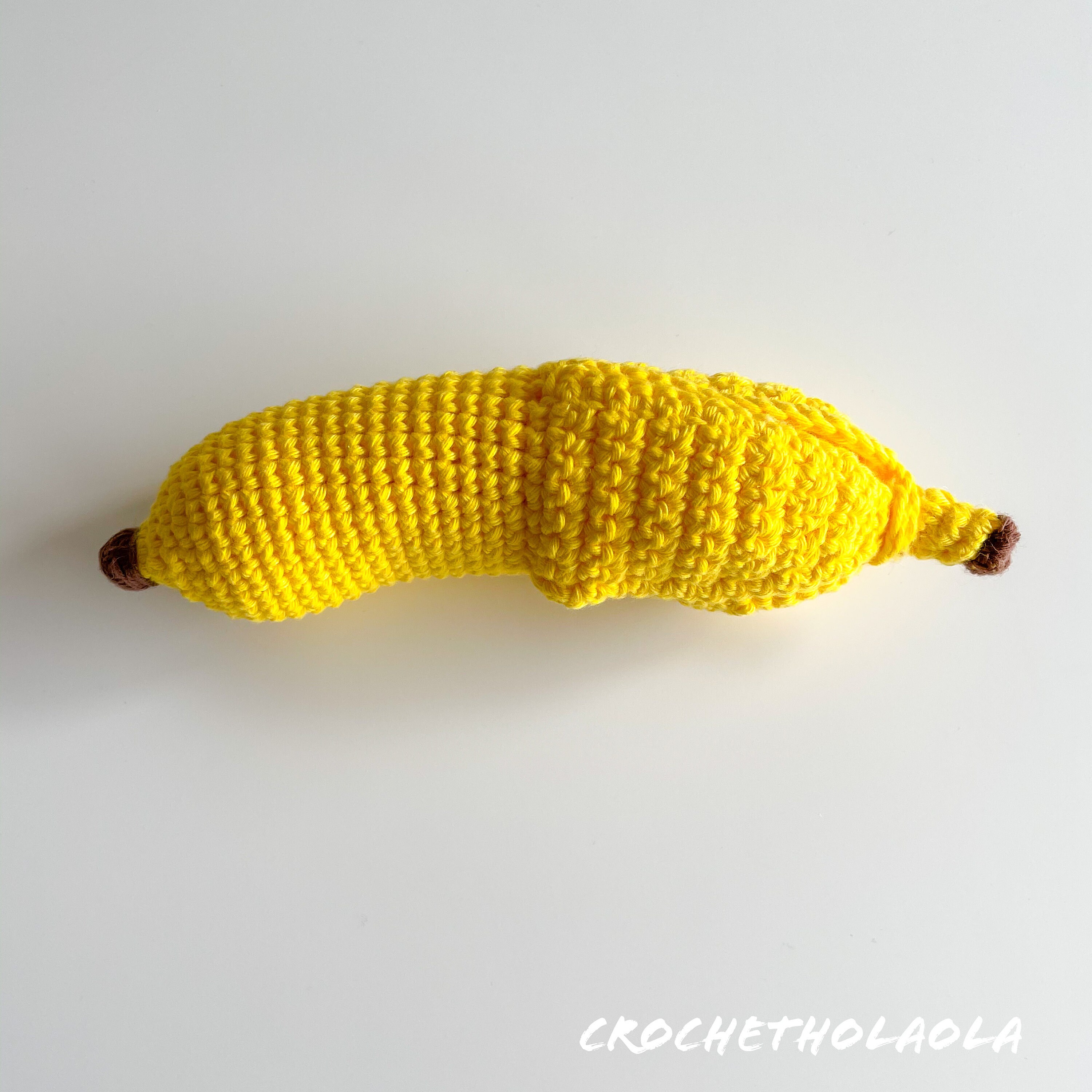 Banana Crochet Food Crochet Banana Educational Toy Etsy
