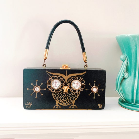 ENID COLLINS Night Owl Handbag/Enid Collins/Enid C