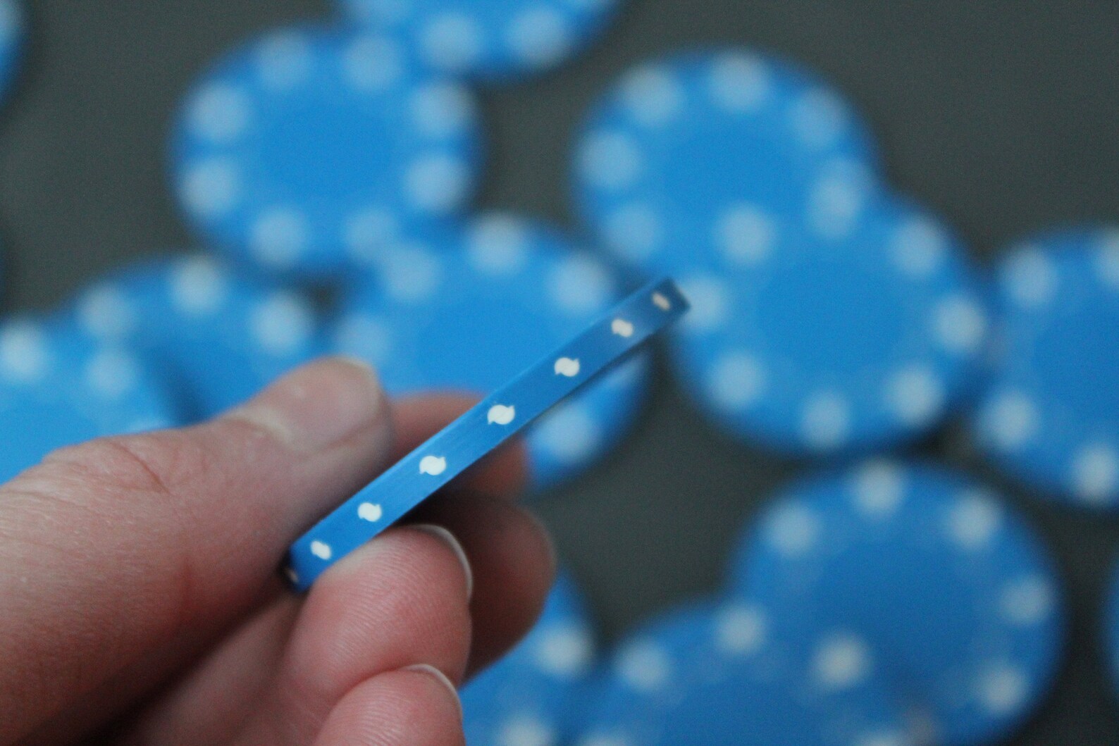 Vintage Poker Chips Vintage Game Pieces Vintage Blue Poker Etsy