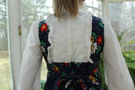 Vintage 1970's Little Girls Kidax Prairie Dress, … - image 7