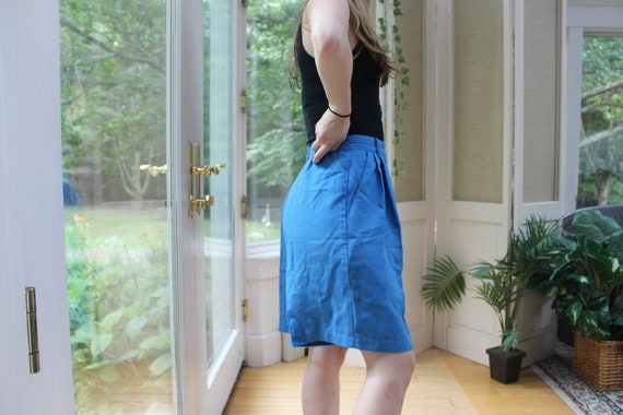 Vintage Blue 1980's Shorts, Vintage Summer 80's S… - image 2