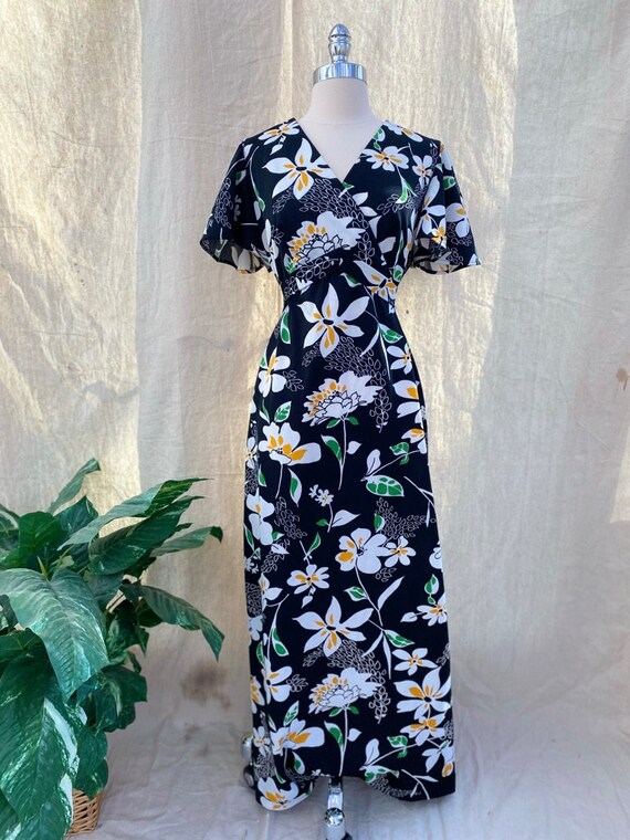 70s Tropical Mr Ant Dress M