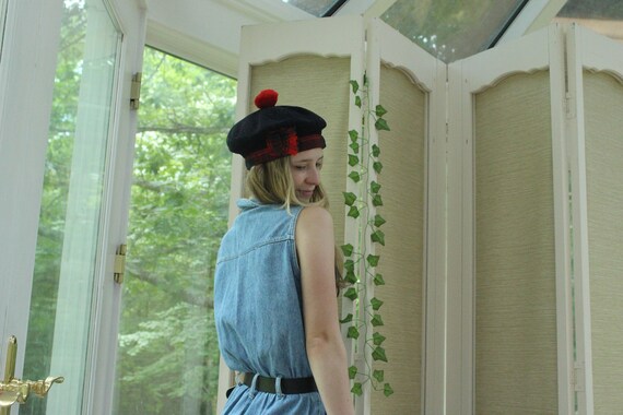 Vintage 1970's Authentic Edinburgh British Beret,