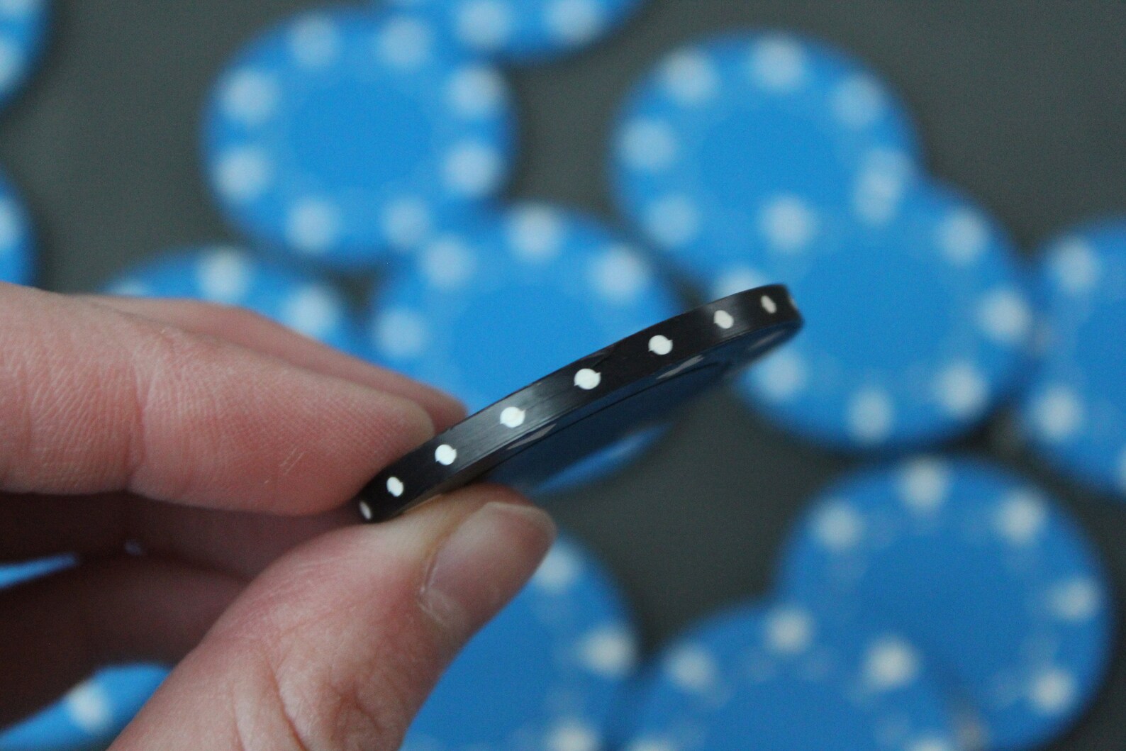 Vintage Poker Chips Vintage Game Pieces Vintage Blue Poker Etsy