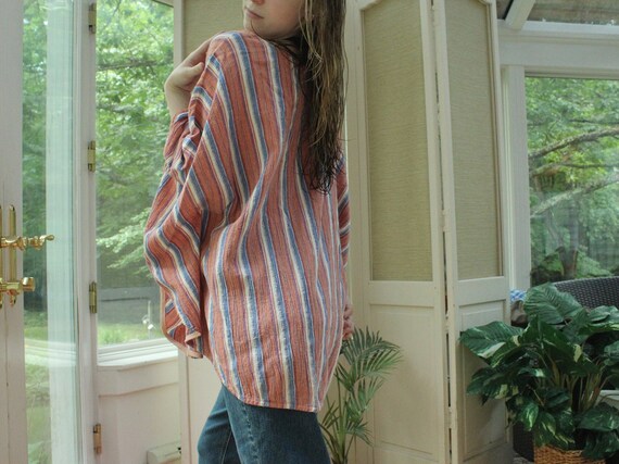 vintage 1970s women size xtra large poncho angel … - image 8