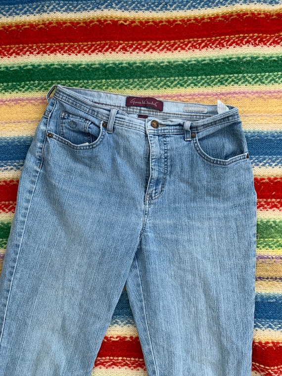 Gloria Vanderbilt 1990s Light Wash Vintage Denim Pants 90s Hippie Bohemian  Large Pocket Jeans Women's Size 10 Ten Wide Leg Boho Denim Pants -   Canada