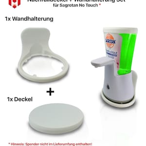 Wall mount for the soap dispenser - white