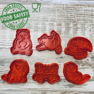 Cute Baby animals cookie cutters / Food safe approval