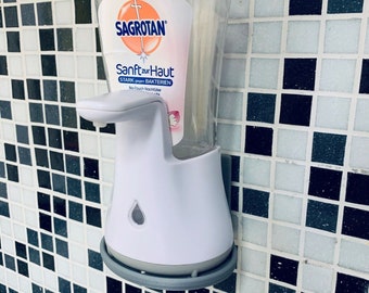 Wall mount for the soap dispenser - silver / Wall mount for the soap dispenser - silver