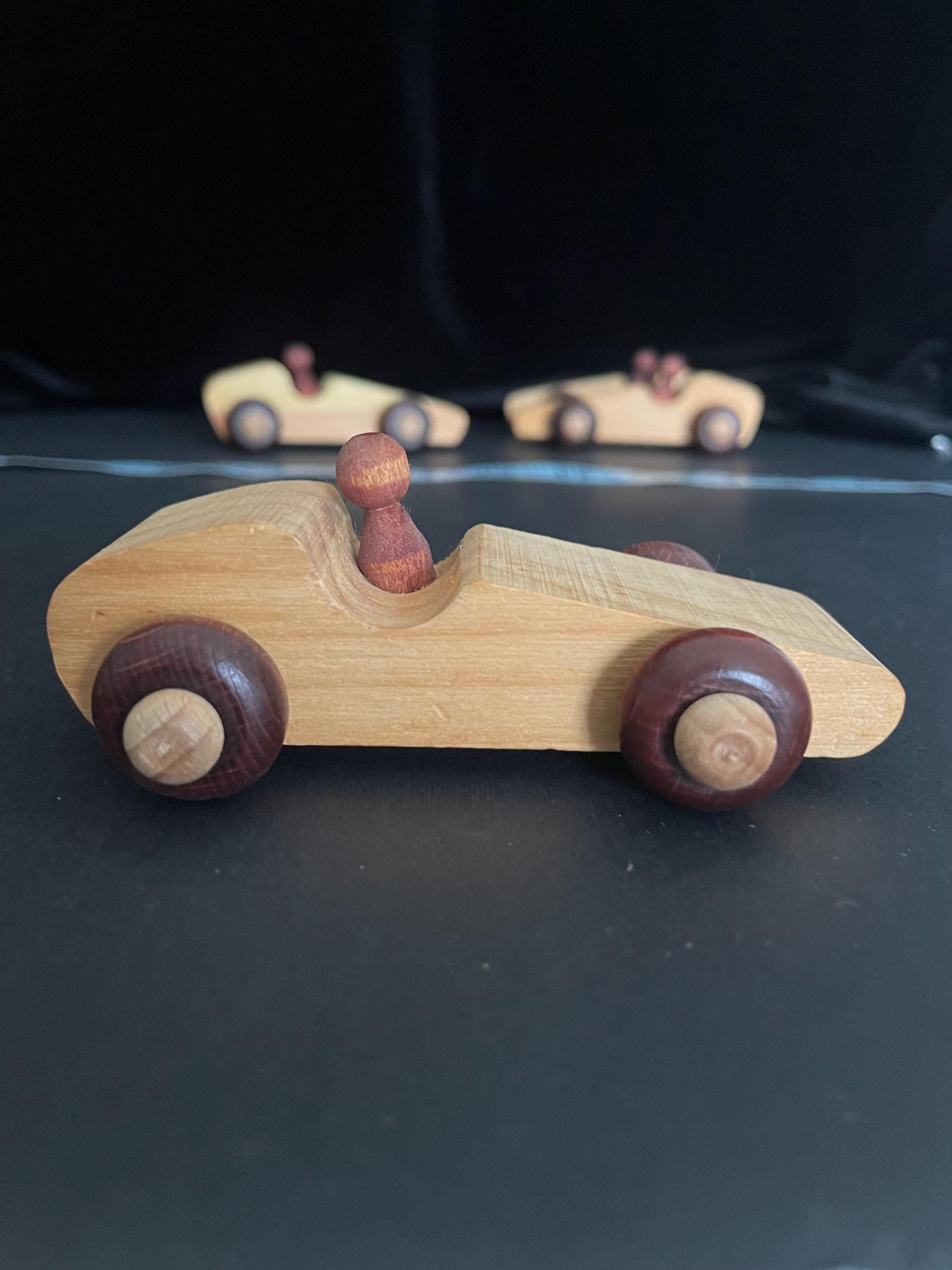 Wooden D Racing Vintage Wooden Race Car - Etsy