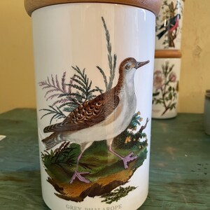 Vintage portimer bird canister