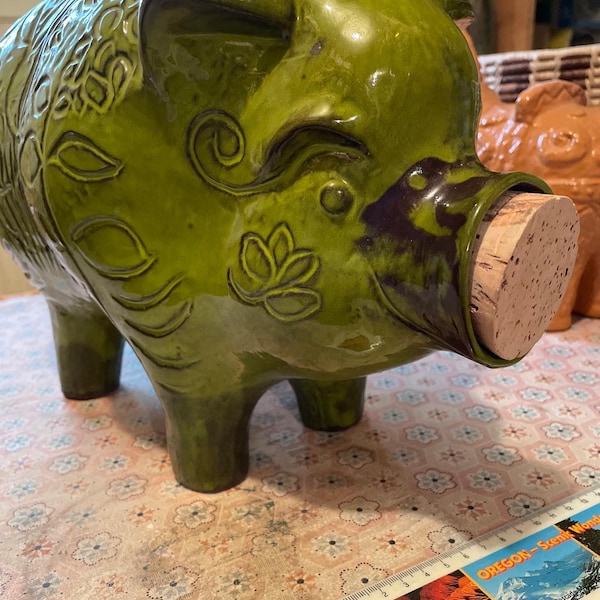 Piggy Bank Stopper Etsy