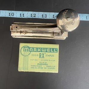 Markwell stapler - Etsy 日本 アメリカ製ヴィンテージMarkwell
