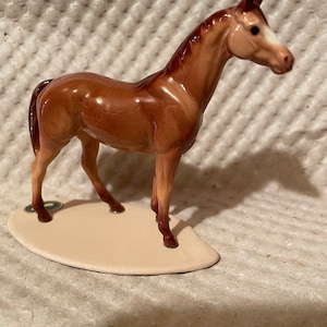 HAGEN RENAKER PFERD Vintage Porzellanfigur