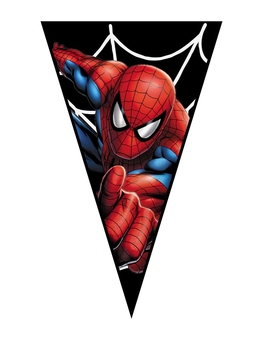 Spiderman Party Banner, Happy Birthday Banner, Spiderman Birthday
