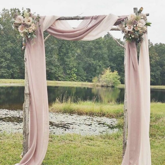 Chiffon Wedding Arbor Draping Fabric Etsy