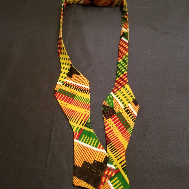 kente bow tie and hanky sets