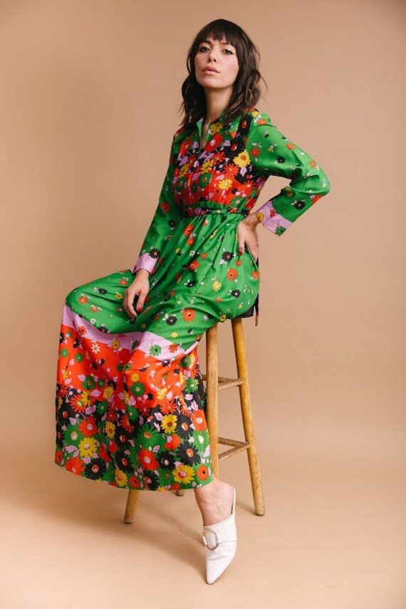70s maxi dress