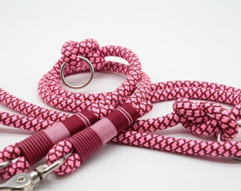 Dog leash and dog collar in a set or individually