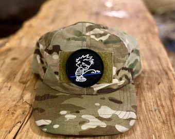 Calvin Peeing TBL Moral Aufnäher