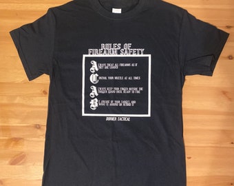 Rules of Firearm Safety shirt (Black)