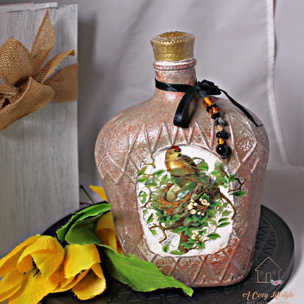 Tuscan-Inspired Bird Bottle