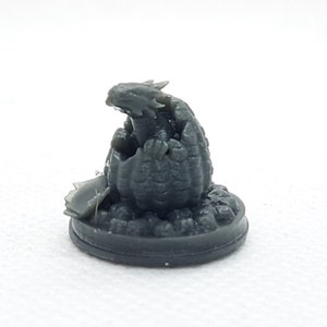 3D printed Baby Dragon miniature, D&D, 3D printed custom figure, resin tabletop gaming miniature