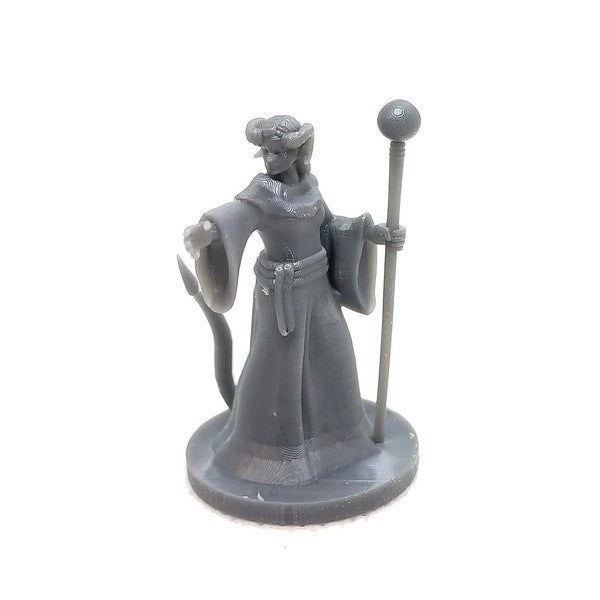 3D gedruckte Conjurer Miniatur, D&D, 3D bedruckte Custom Figur, Resin Tabletop Gaming Miniatur