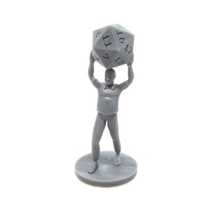3D gedruckter Dungeon Master Miniatur, D&D, 3D gedruckte benutzerdefinierte Figur, Resin Tabletop Gaming Miniatur