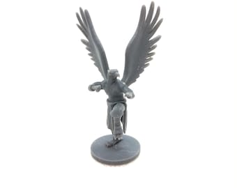 3D gedruckte Aarakocra Mönch Miniatur, D & D, 3D gedruckte benutzerdefinierte Figur, Resin Tabletop Gaming Miniatur